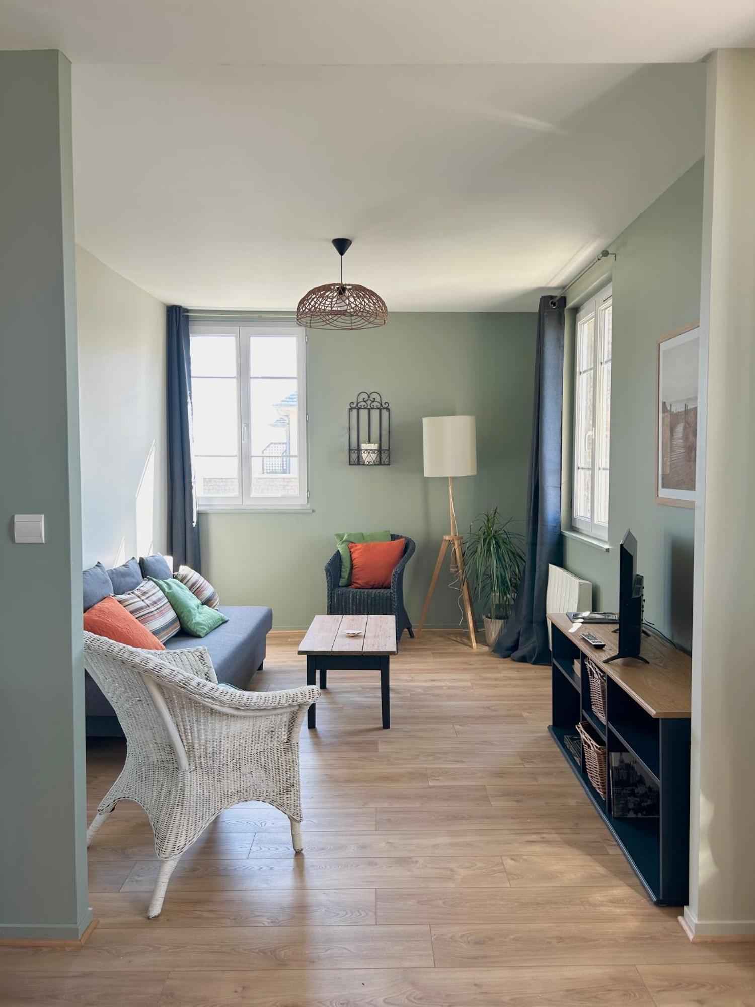Appartement 50 M De La Mer バルヌヴィル・カルトゥレ エクステリア 写真