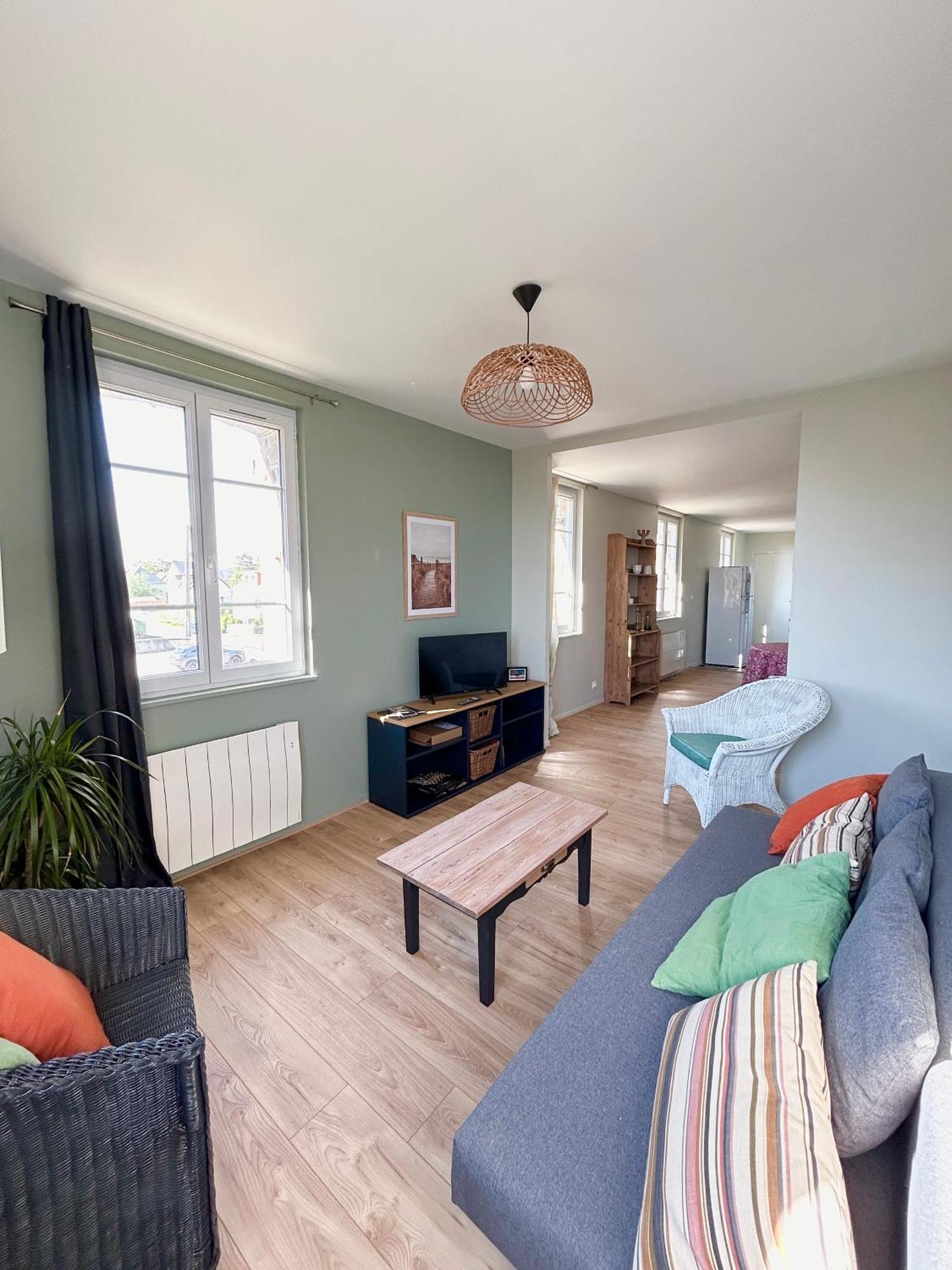 Appartement 50 M De La Mer バルヌヴィル・カルトゥレ エクステリア 写真
